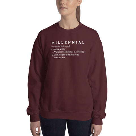Alex Millennial Sweatshirt (Classic/Loose Fit)