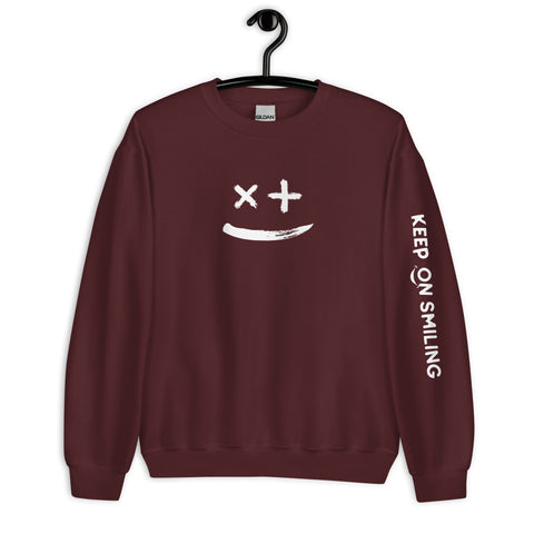 Keep on Smiling Sweatshirt (Classic/Loose Fit)
