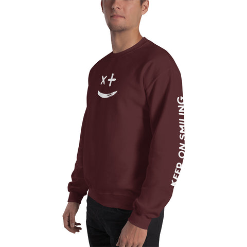 Keep on Smiling Sweatshirt (Classic/Loose Fit)