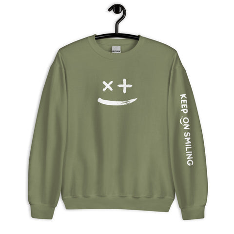 Keep on Smiling Sweatshirt (Classic/Loose Fit)