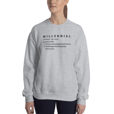Alex Millennial Sweatshirt (Classic/Loose Fit)