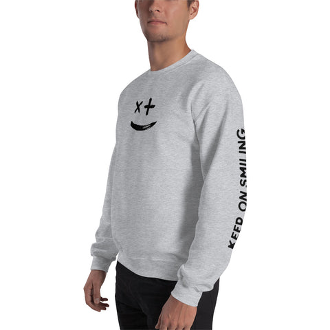 Keep on Smiling Sweatshirt (Classic/Loose Fit)