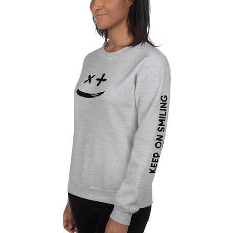 Keep on Smiling Sweatshirt (Classic/Loose Fit)