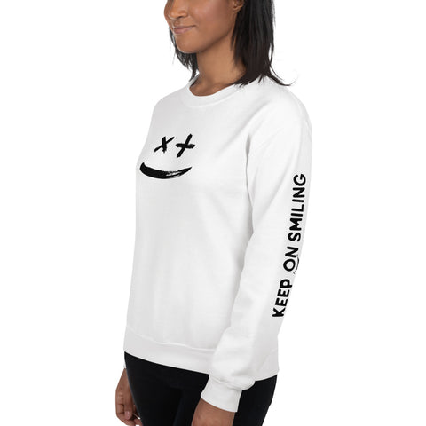 Keep on Smiling Sweatshirt (Classic/Loose Fit)