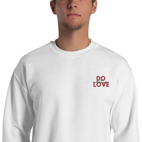 Do What You Love Sweatshirt (Classic/Loose Fit)