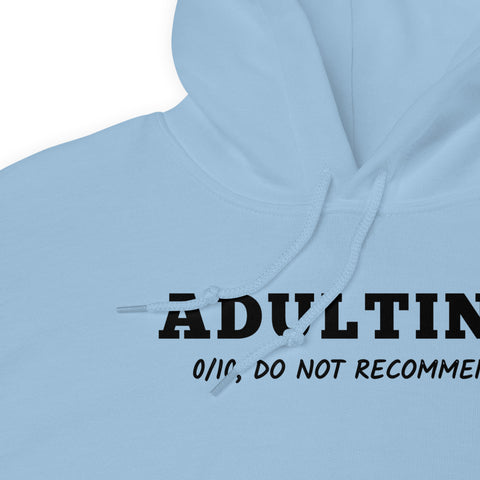 Adulting Hoodie - Millennial Swag