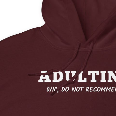 Adulting Hoodie - Millennial Swag