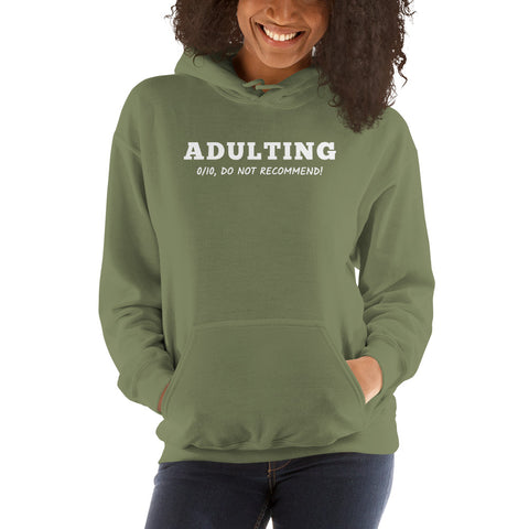 Adulting Hoodie - Millennial Swag