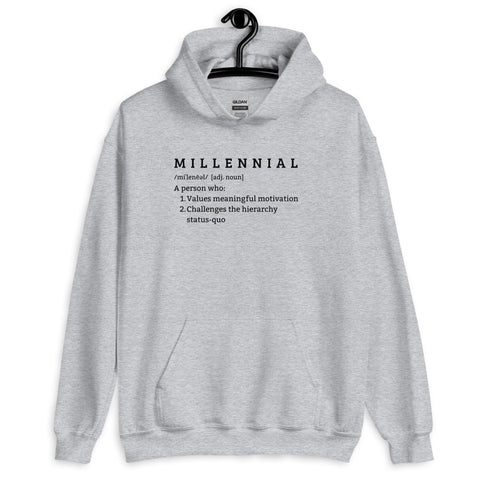 Alex Millennial Hoodie - Millennial Swag
